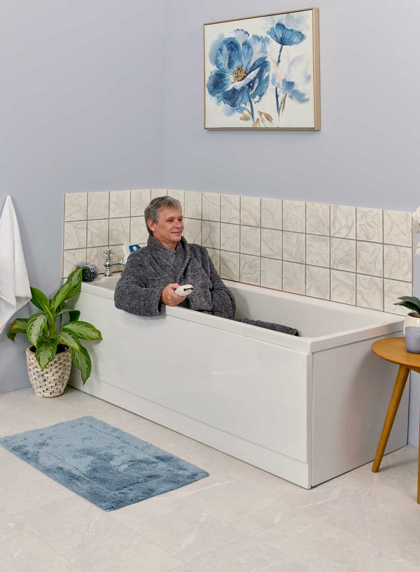 Elixir Pro Bath Lift in use