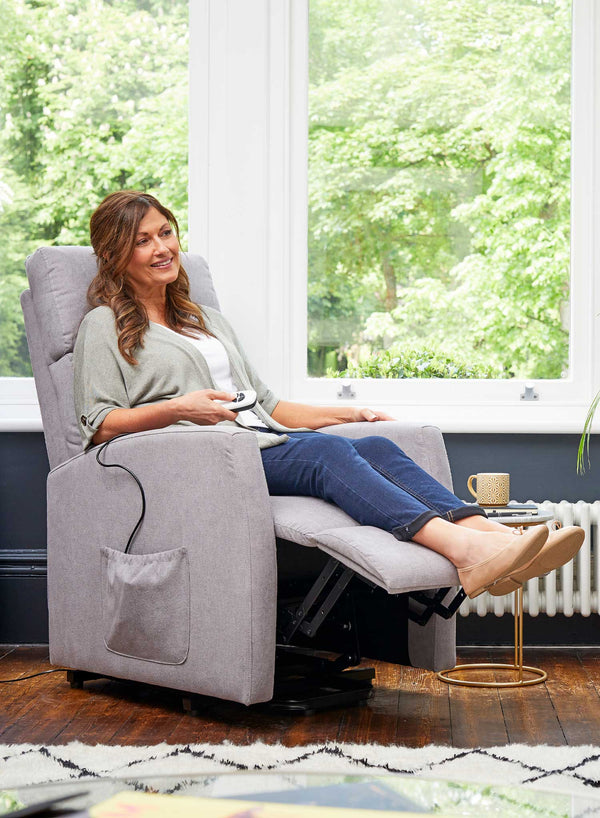Orford Single Motor Riser Recliner in use