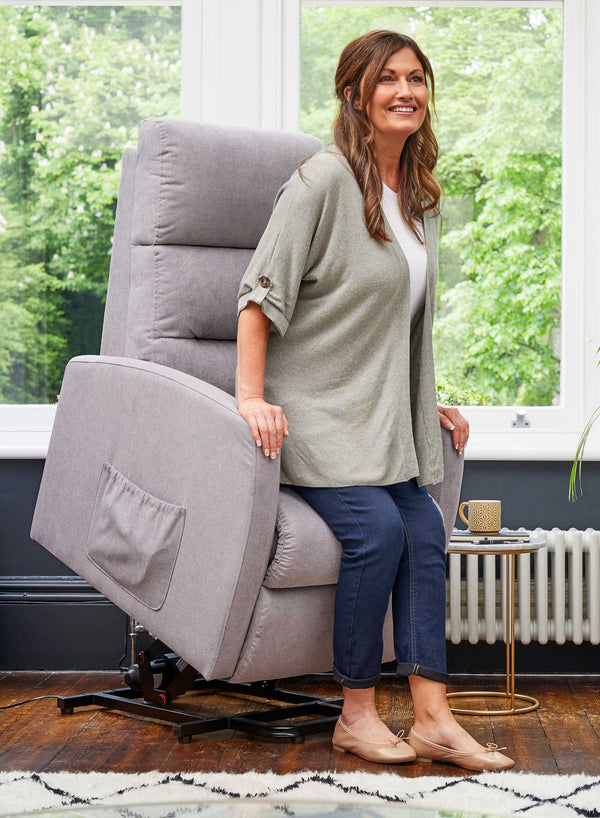 Orford Single Motor Riser Recliner in use