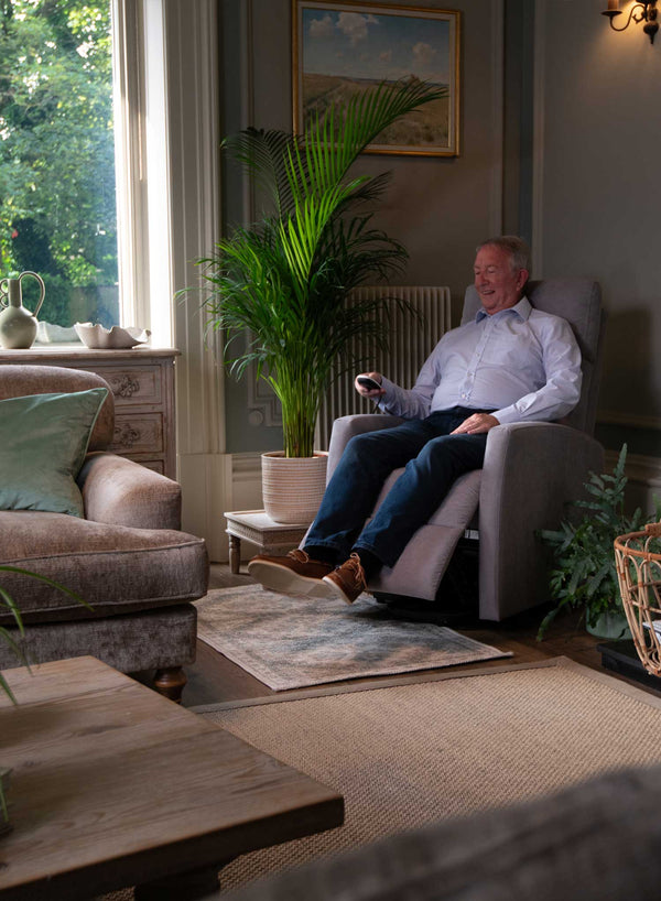 Orford Single Motor Riser Recliner in use