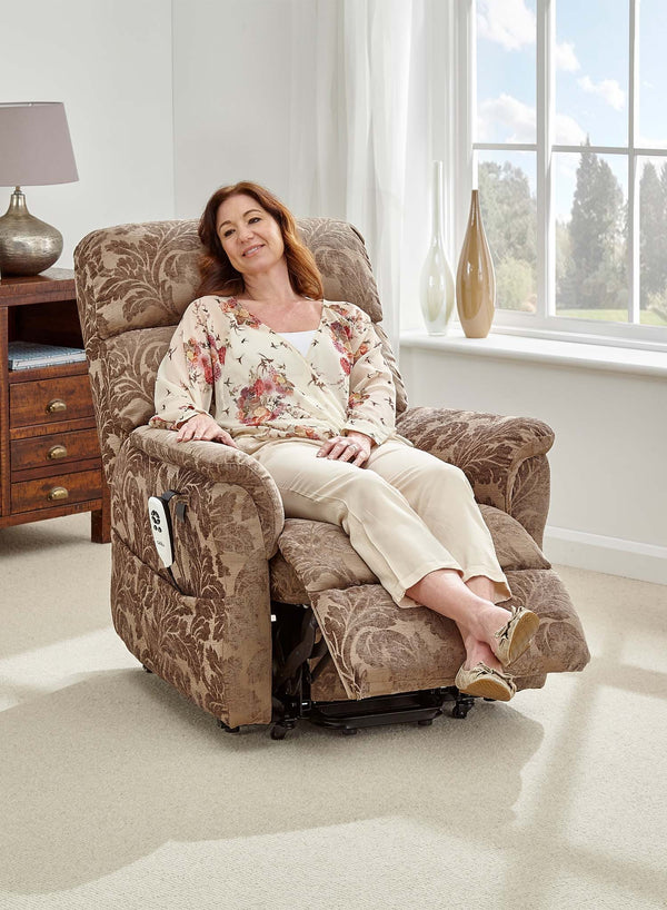 Madison Riser Recliner in use
