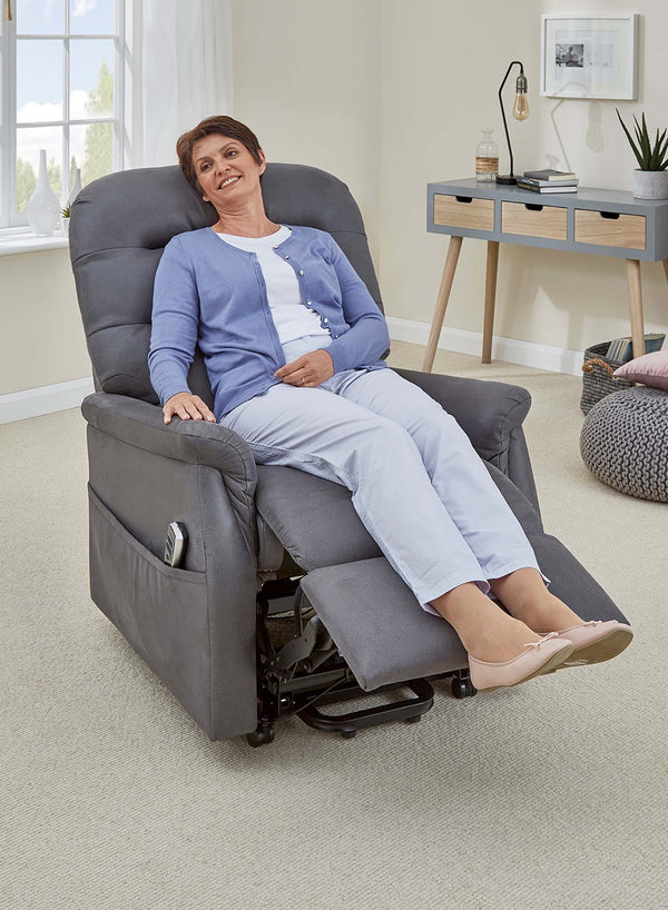 Vento Luxury Riser Recliner in use