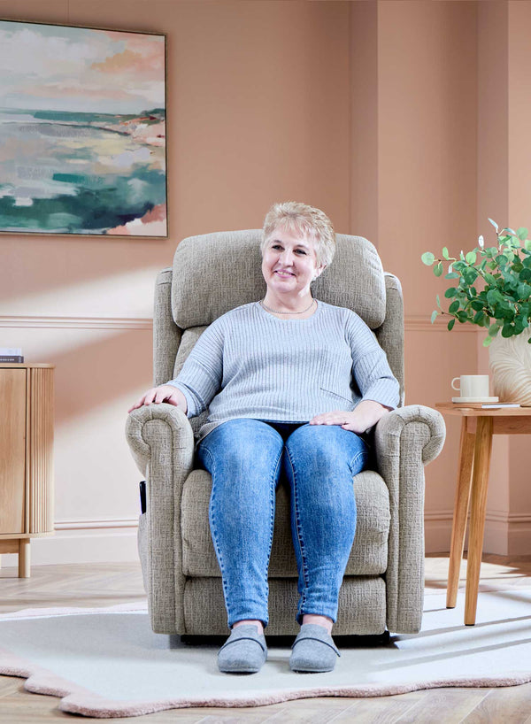 Richmond 4-Motor Riser Recliner in use