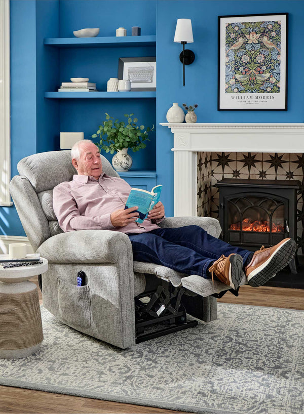 Richmond 4-Motor Riser Recliner in use