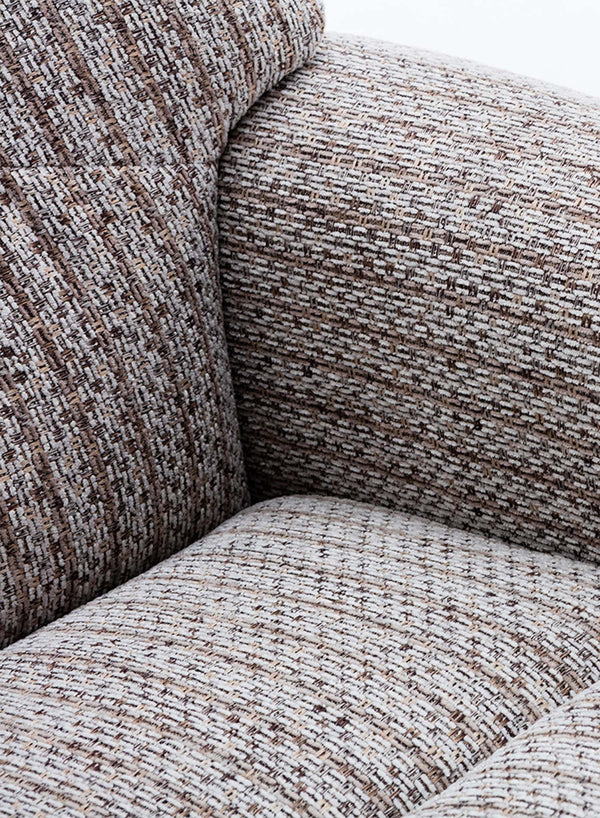 Trieste Heat and Massage Swivel Recliner in use