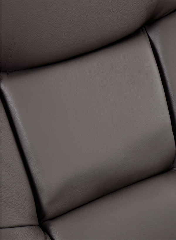 Toronto Heat and Massage Swivel Recliner in use