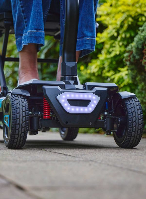 Li-Tech Cybex Electric Folding Scooter in use