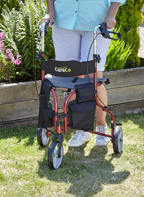 Liteway Tri-Walker with Seat in use