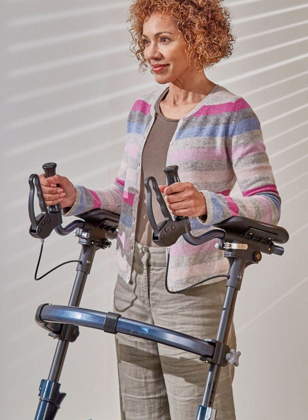 Alpine Forearm Rollator in use