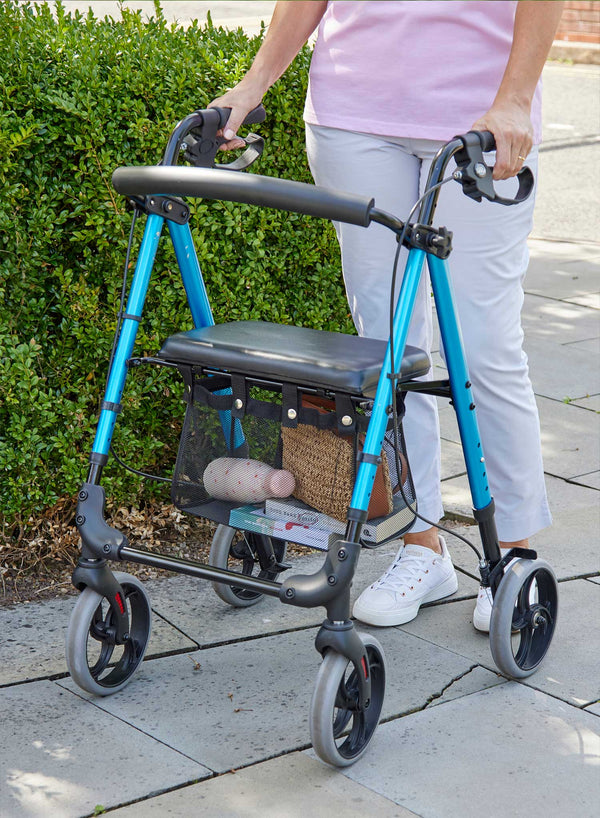 Breeze 8 II Height Adjustable Rollator in use