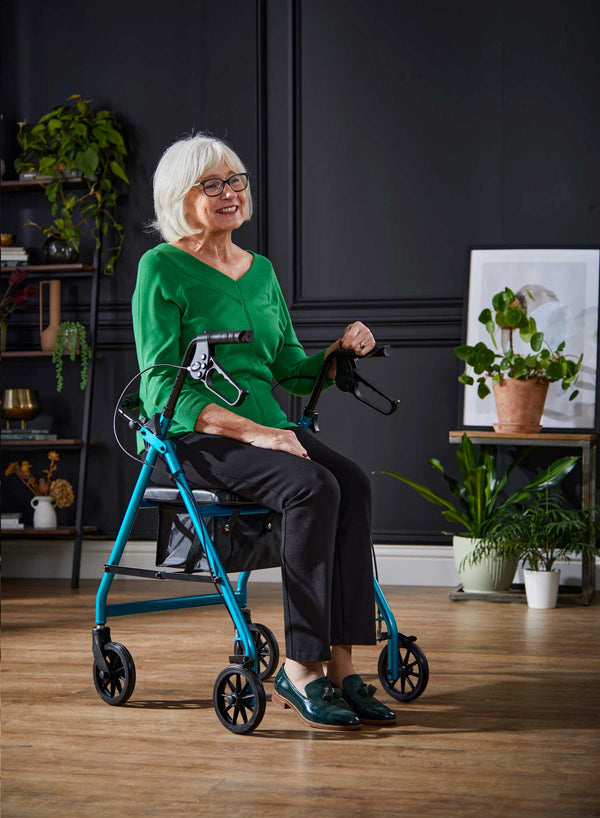 CareCo Zest Rollator in use