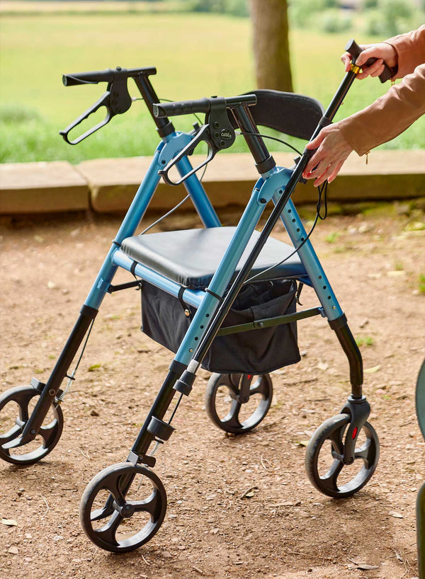 CareCo Oracle Rollator in use