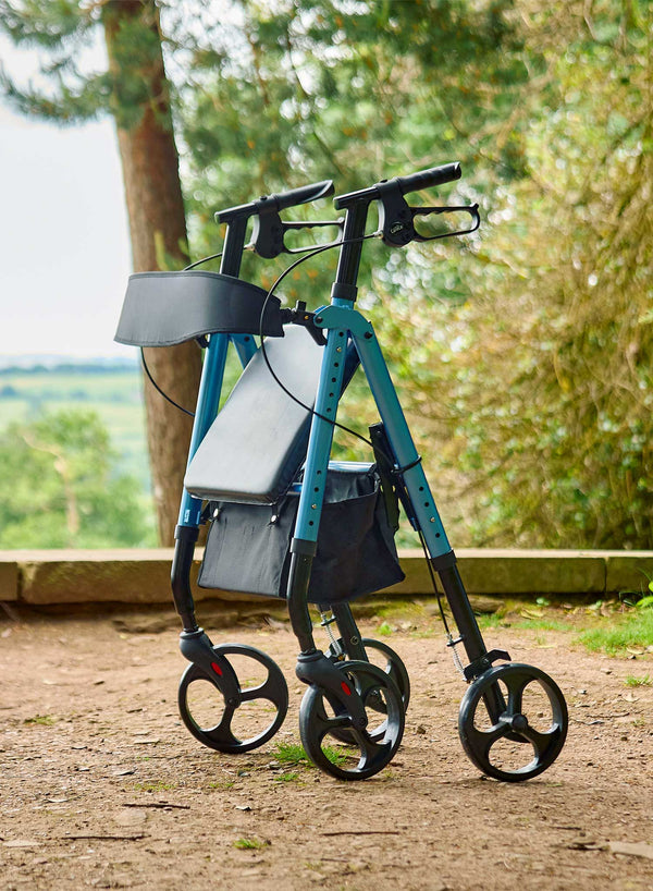 CareCo Oracle Rollator in use