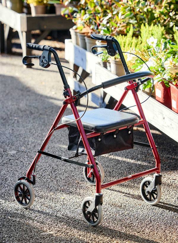 CareCo Spirit Rollator in use