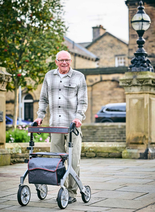 X-Go Zipp Rollator in use