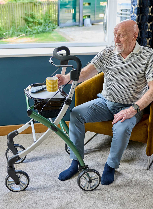 Tuni Tesara Rollator in use