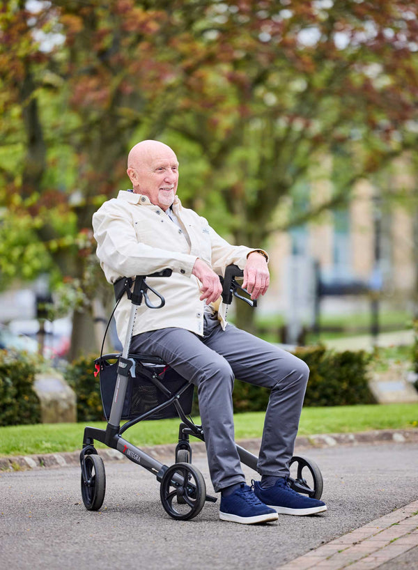 Integra Rollator in use