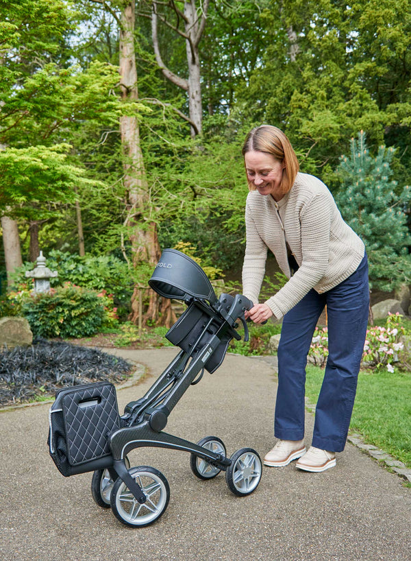 proLite Carbon X Fold Rollator in use