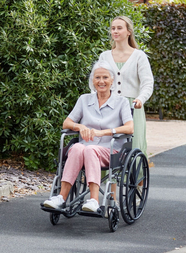 Optima Self-Propelled Wheelchair in use