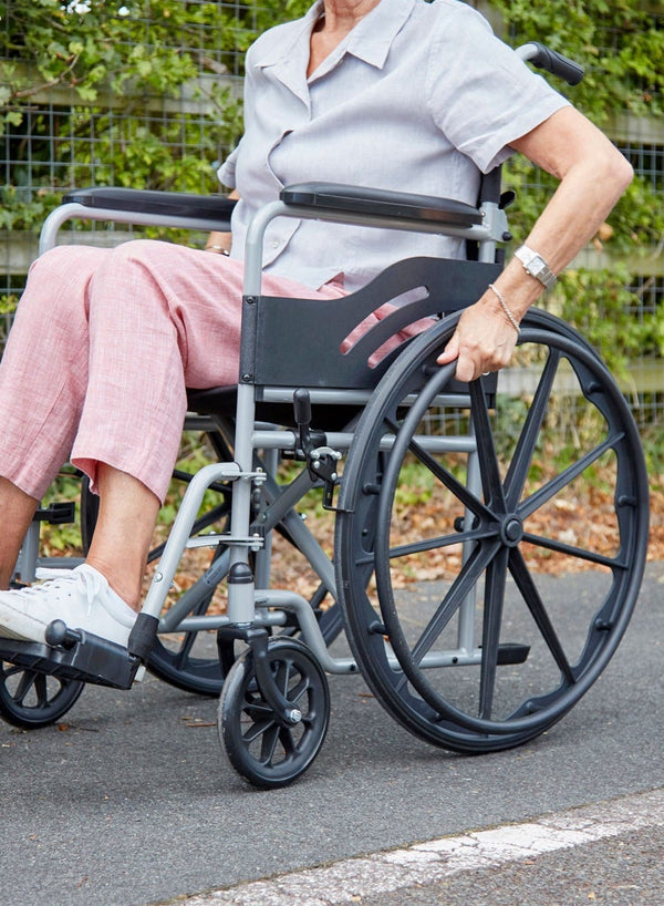 Optima Self-Propelled Wheelchair in use