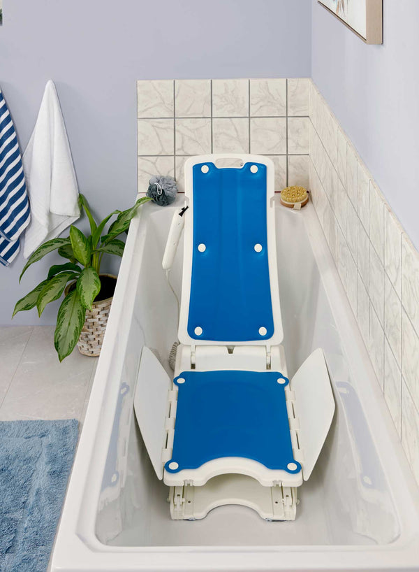 Elixir Pro Bath Lift in use