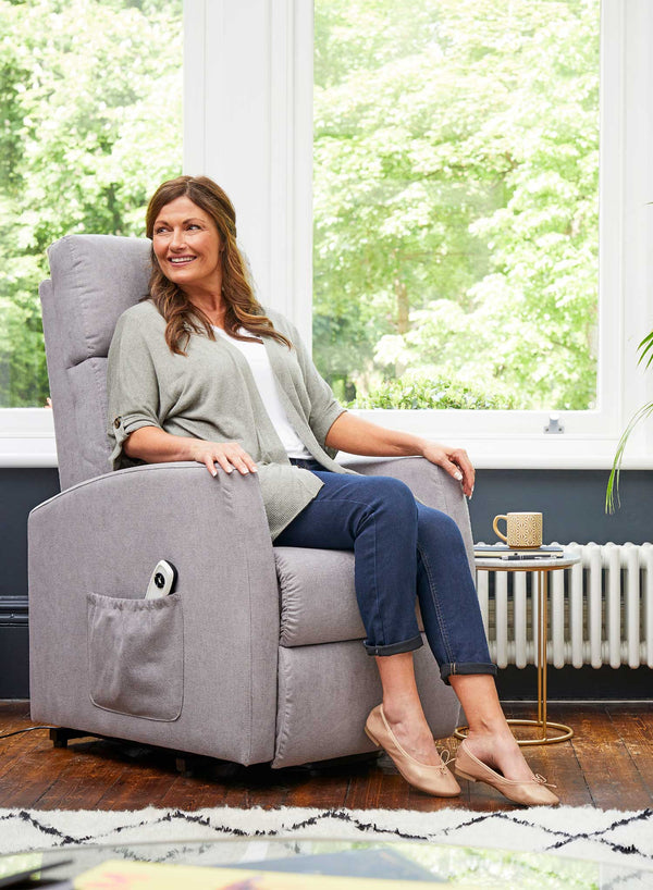 Orford Single Motor Riser Recliner in use