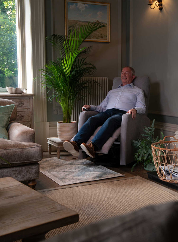 Orford Single Motor Riser Recliner in use