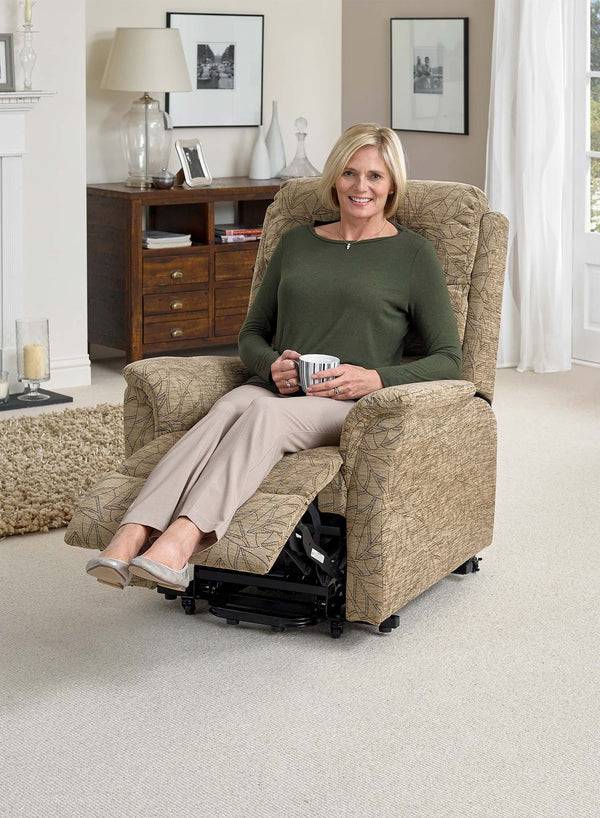 Oslo Petite Riser Recliner in use