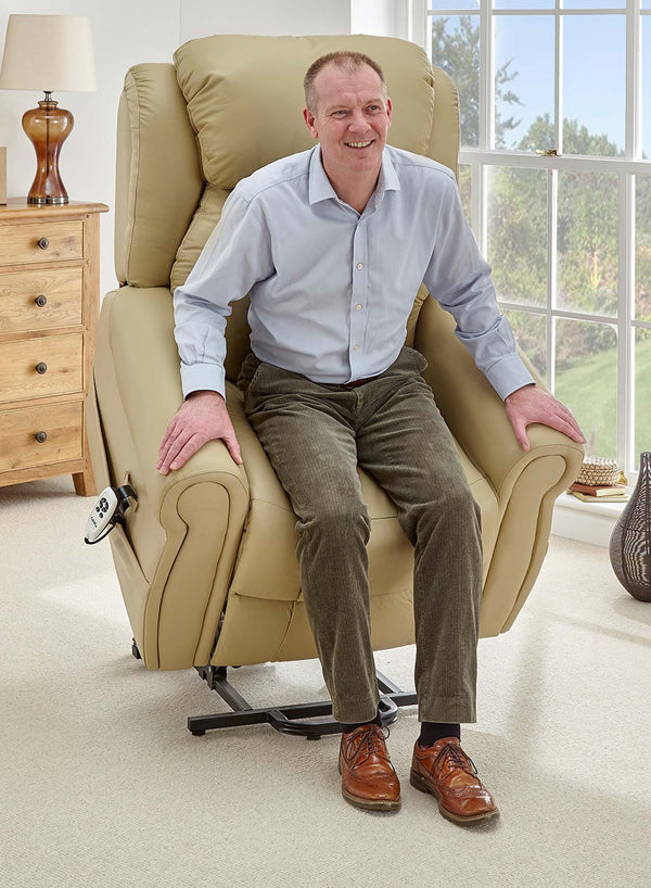 Wellington Riser Recliner in use