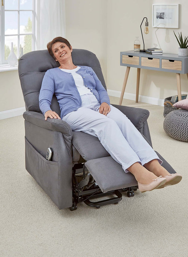 Vento Luxury Riser Recliner in use