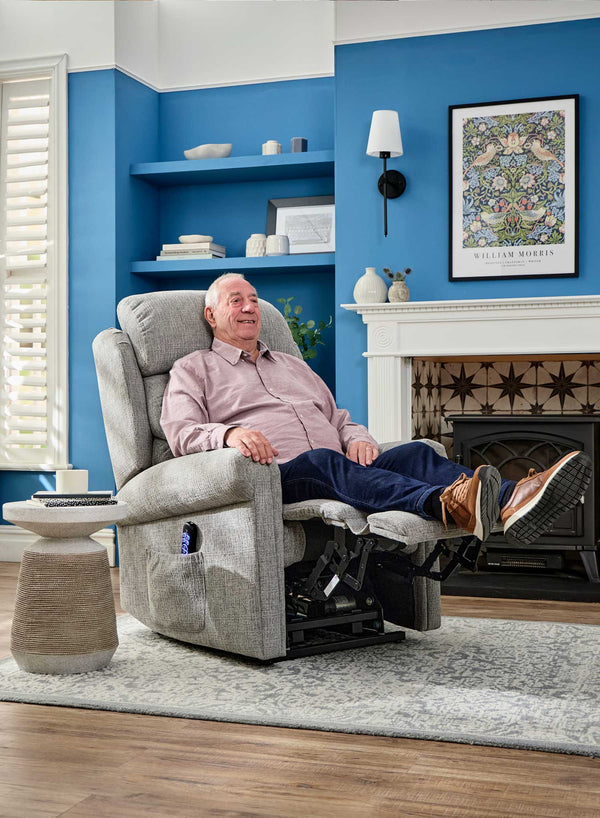 Richmond 4-Motor Riser Recliner in use