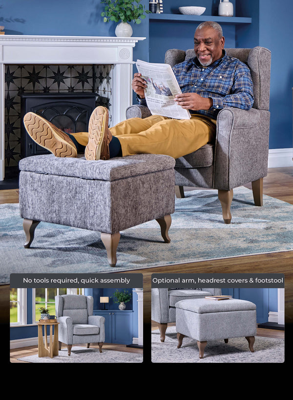 Skye Fireside Chair in use