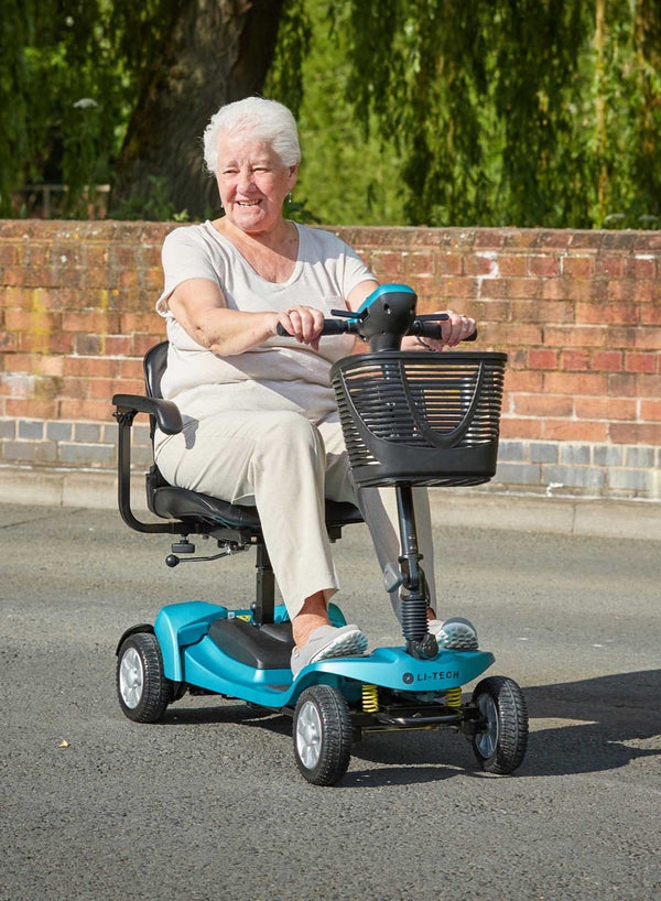 Li-Tech Air Plus Lithium Scooter in use