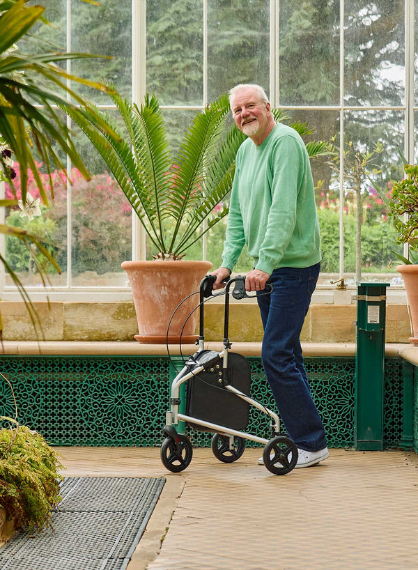 CareCo Veslar Tri-Walker in use