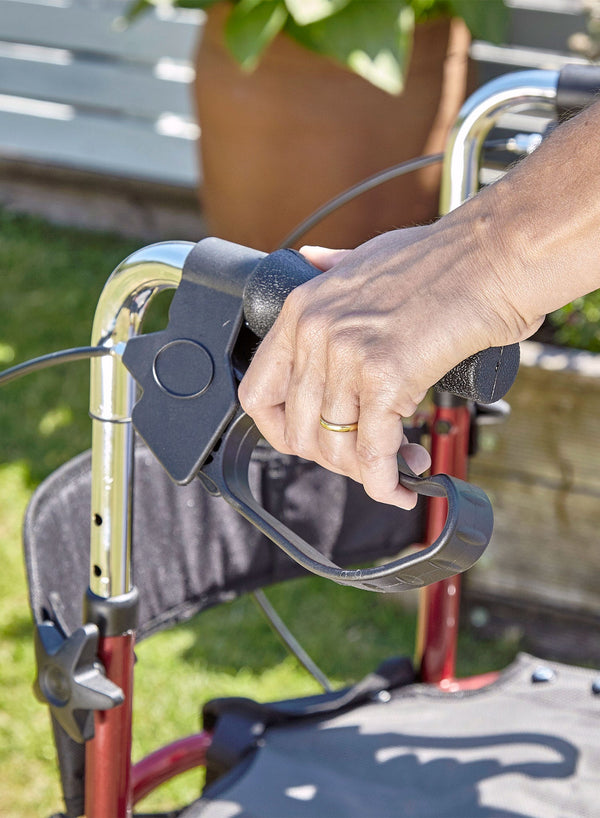 Liteway Tri-Walker with Seat in use