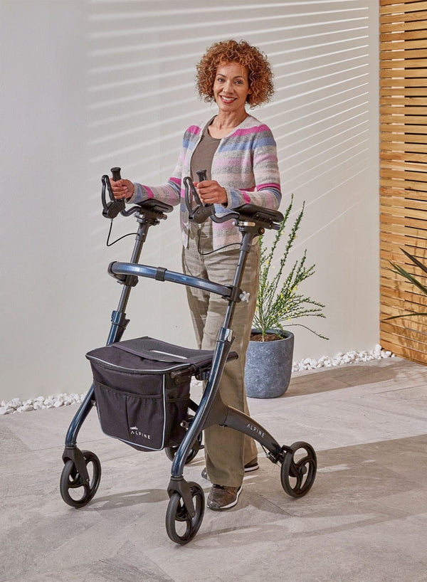 Alpine Forearm Rollator in use