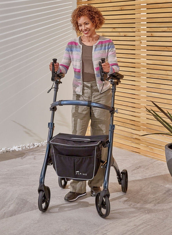 Alpine Forearm Rollator in use