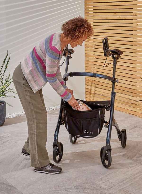 Alpine Forearm Rollator in use