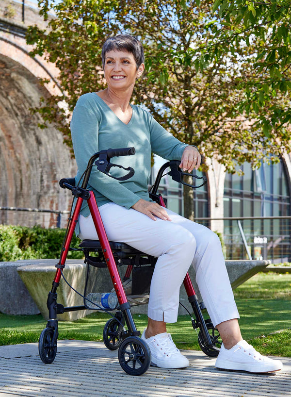 CareCo Aluminium Glider 2.0 in use