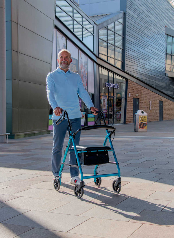 CareCo Zest Rollator in use