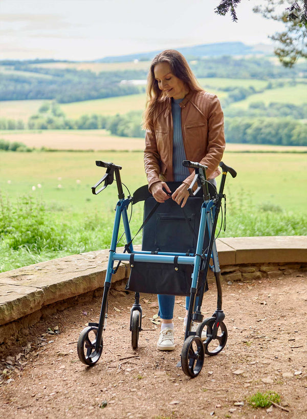 CareCo Oracle Rollator in use