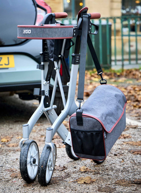 X-Go Zipp Rollator in use