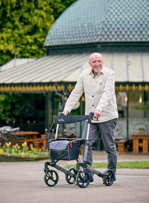 Integra Rollator in use