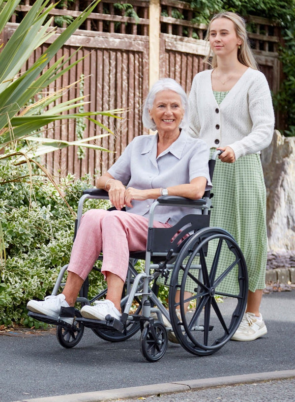 Optima Self-Propelled Wheelchair in use