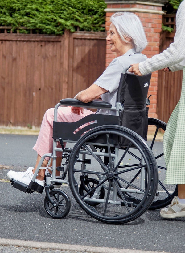 Optima Self-Propelled Wheelchair in use