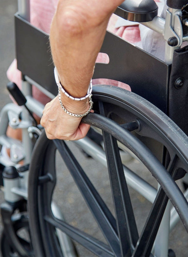 Optima Self-Propelled Wheelchair in use